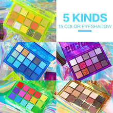 Load image into Gallery viewer, Ucanbe 15 Colors Sweetheart Matte Vitality Eye Shadow Plate LaBella&#39;s Dazzle
